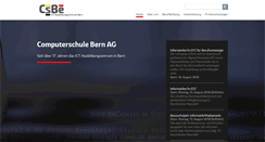 Desktop Screenshot of csbe.ch