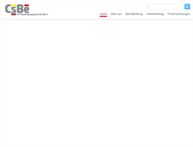 Tablet Screenshot of csbe.ch