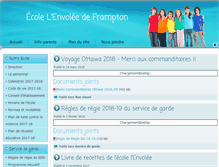 Tablet Screenshot of envolee.csbe.qc.ca